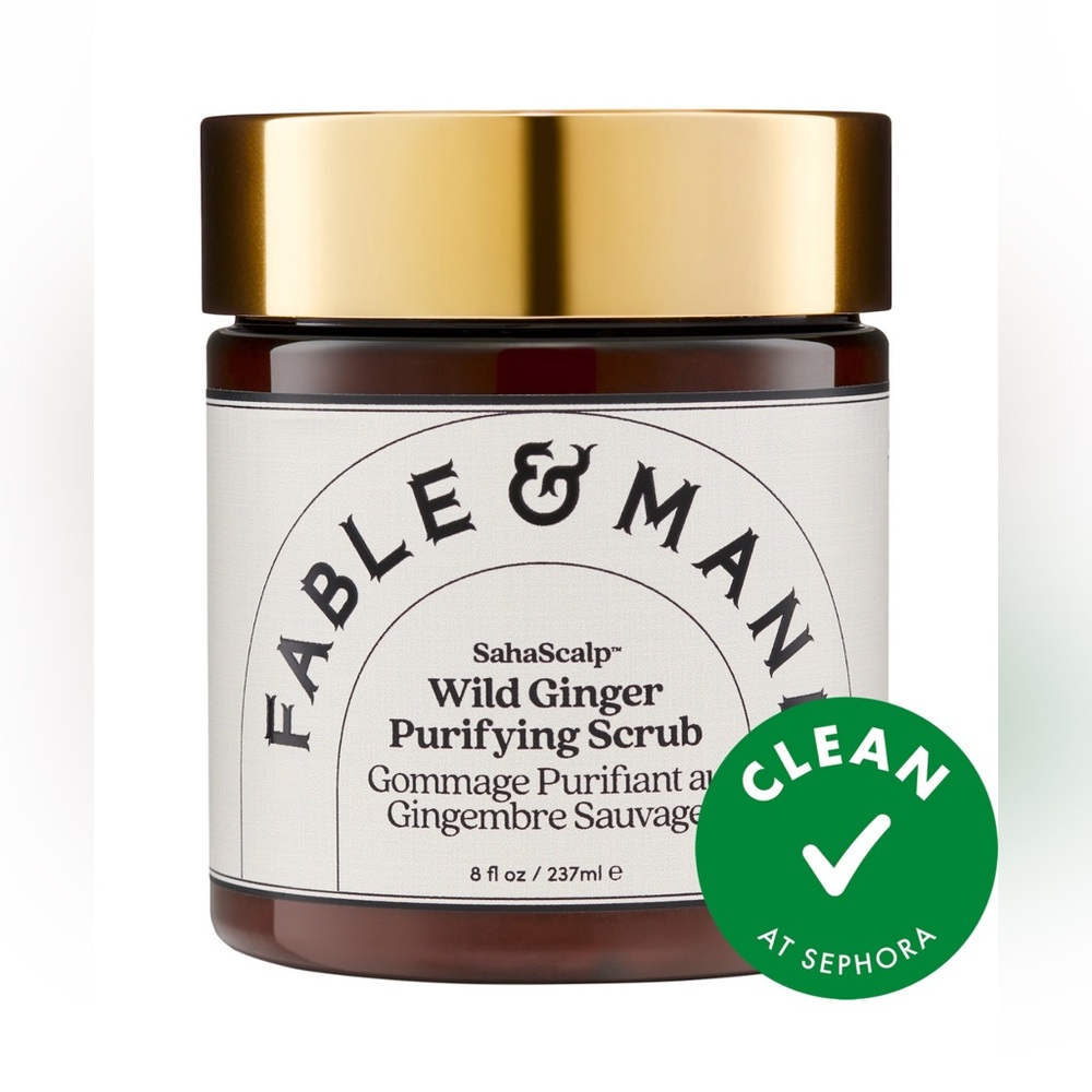 💚 2/$30 FABLE & MANE SahaScalp Wild Ginger Purifying Scrub